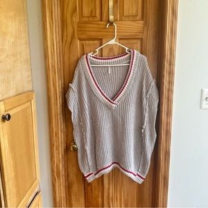 Free people oversized sweater vest
